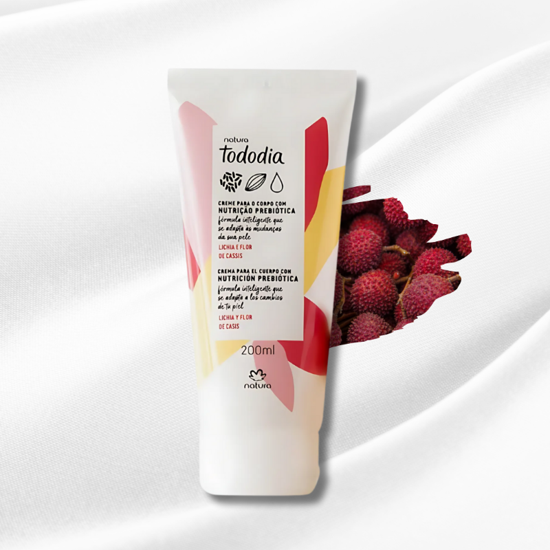 Crema nutritiva hidratante Lichia y Flor de casis 200ml