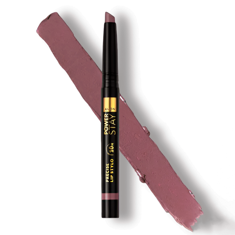 Avon Power Stay Labial Preciso En Barra Hasta 10h Duración Feisty Fawn