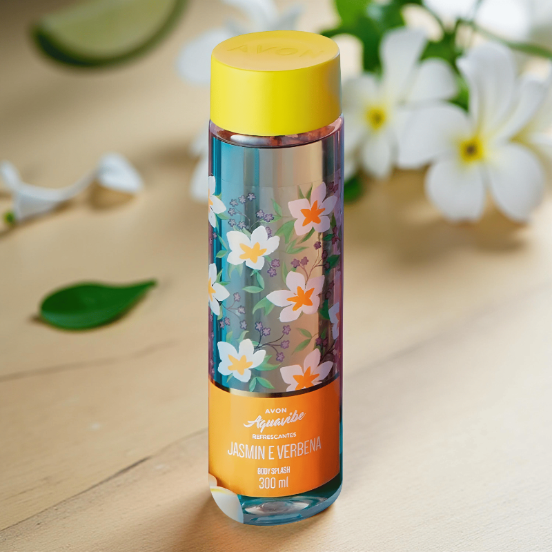 Colonia Refrescante Corporal Aquavibe Jazmín y Verbena 300ml