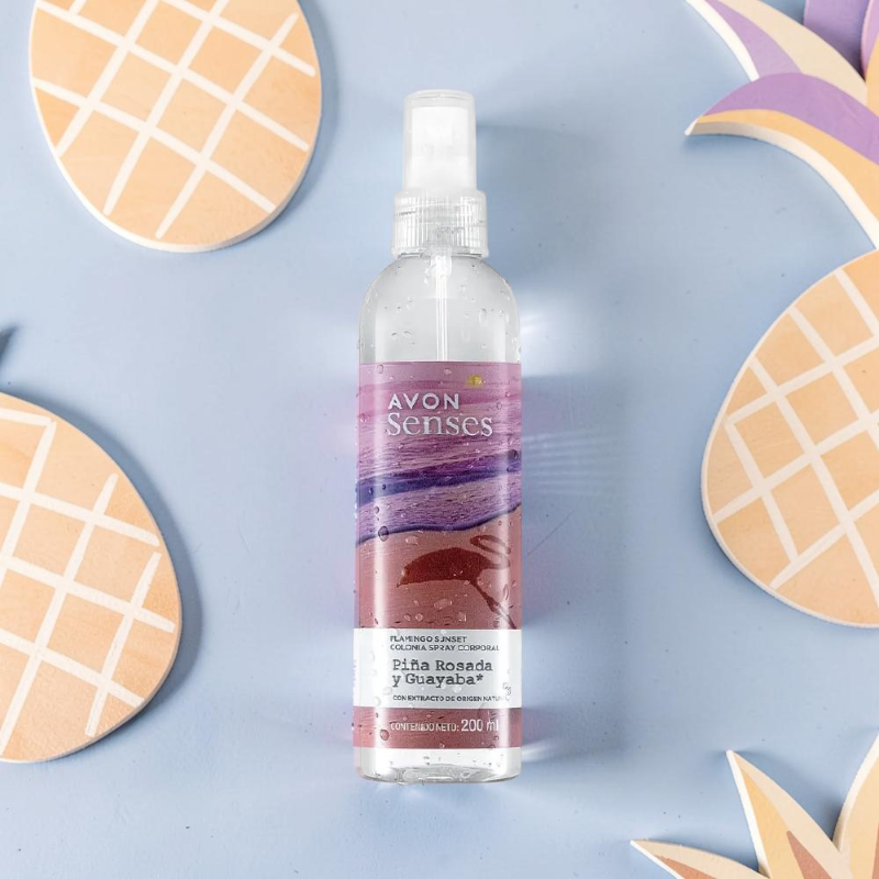 Colonia Corporal Femenina Piña Rosada y Guayaba 200 ml