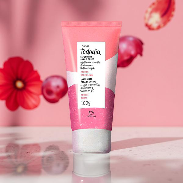Natura Tododia Exfoliante Corporal Frutas Rojas 100g