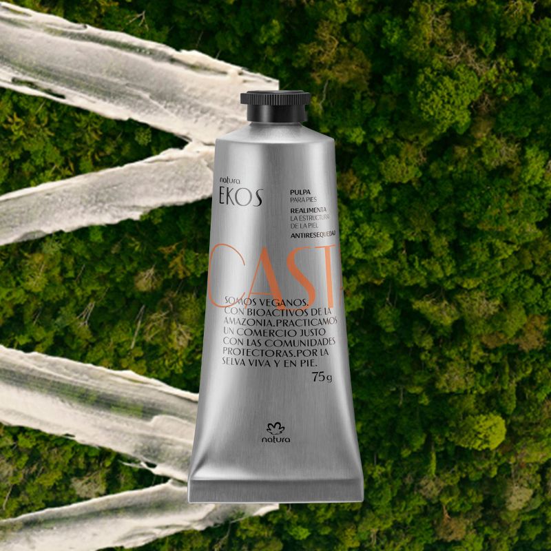Ekos Pulpa hidratante para pies castaña 75 g