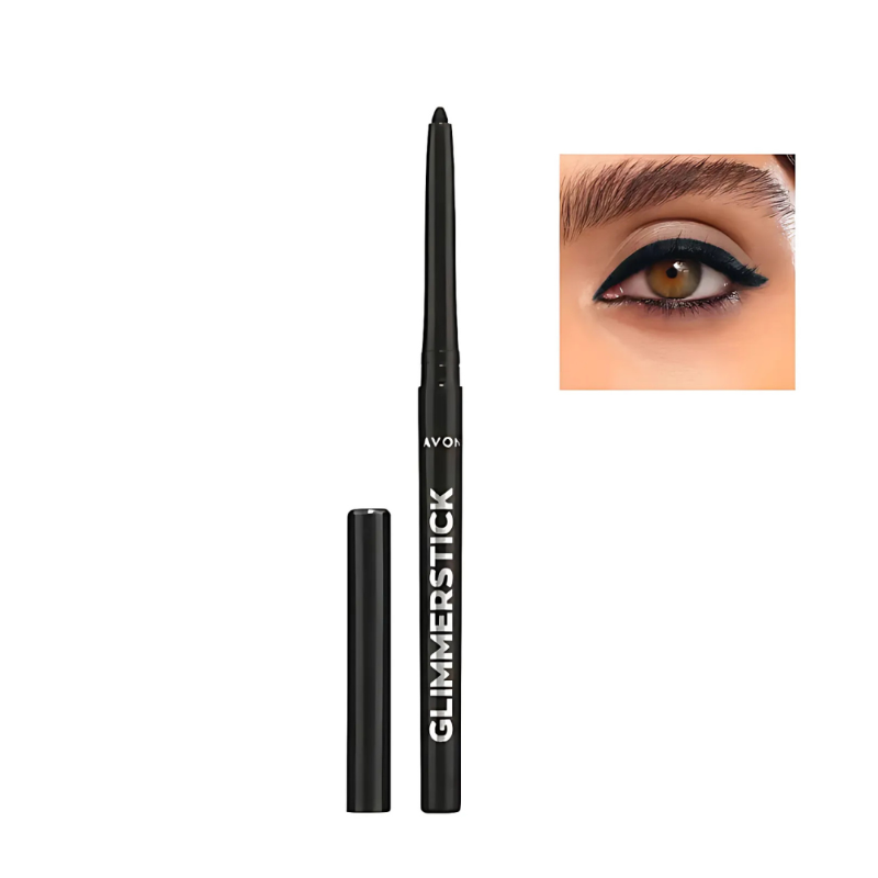 Delineador mate retráctil para ojos Blackest black