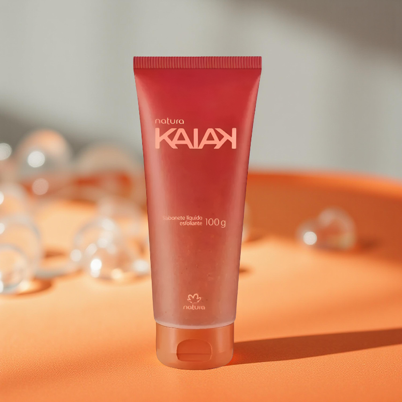 Jabón líquido exfoliante Kaiak clásico femenino 100 g