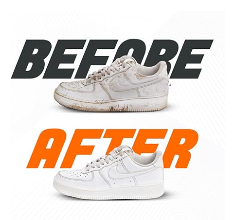 SNEAKARE Premium XL Shoe Cleaning Wipes (20x20 cm) – Travel-Friendly, Quick Drying, Mess-Free Wipes for Instant Sneaker Care, Sneaker Wipes