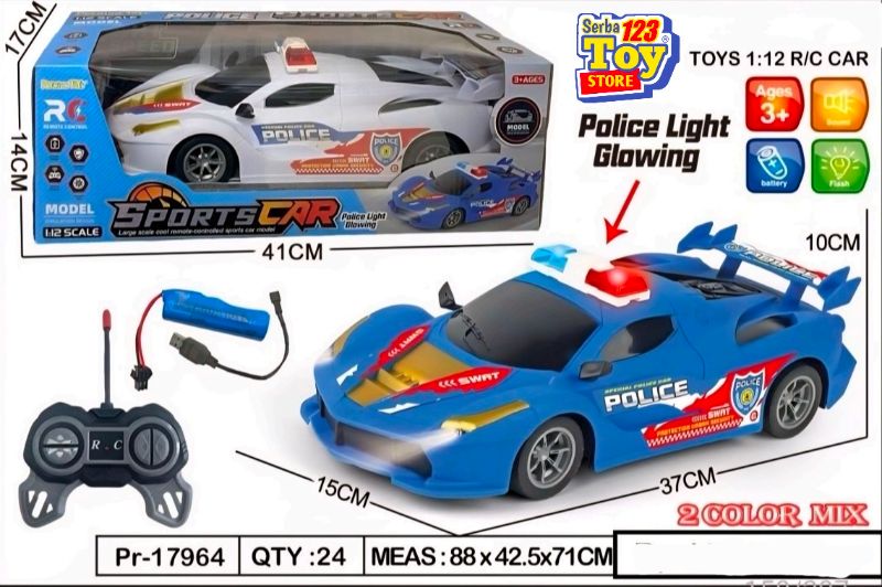 PR-17964: R/C POLICE 1:12 SPORT