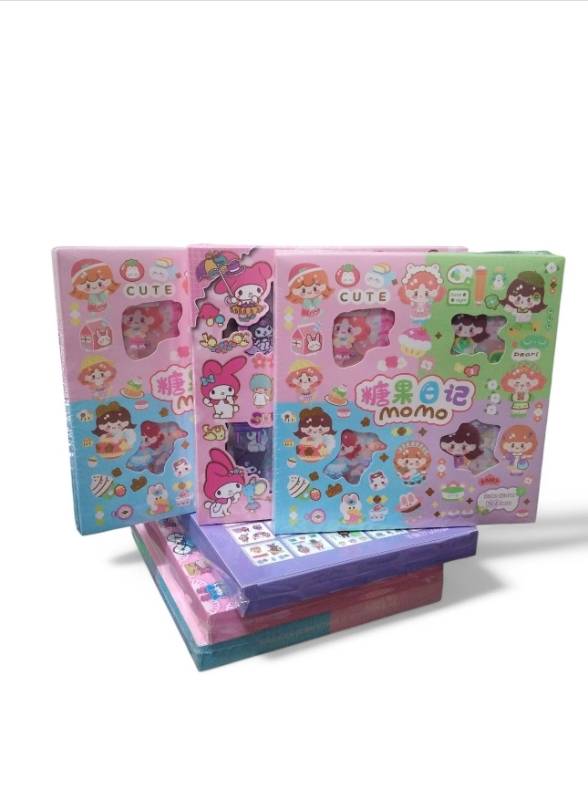STIKER BOX MIX (Sanrio,Labubu, Kuromi dll)