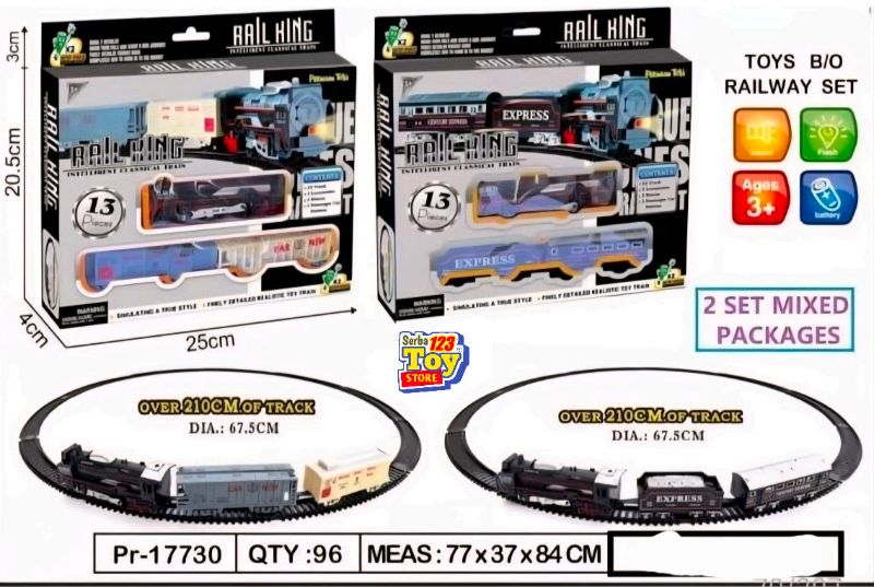 PR17730: RAIL KING 13PCS