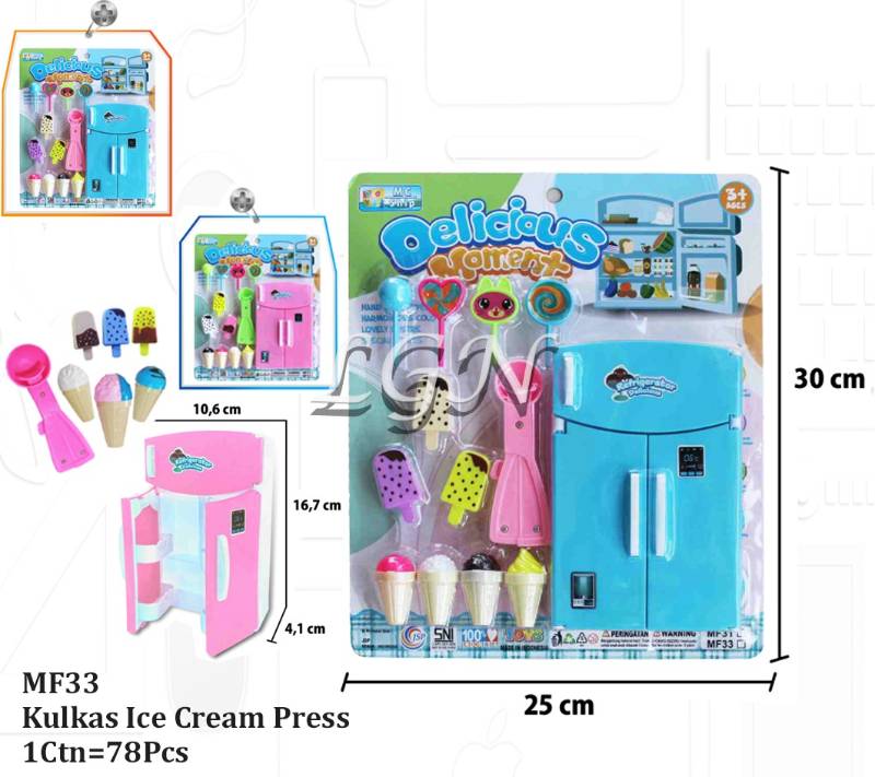 KULKAS ICE CREAM PRESS MF33