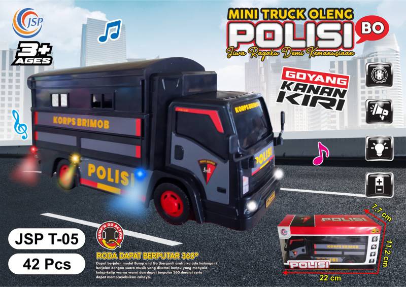 TRUK POLISI BRIMOB B/O JSPT05