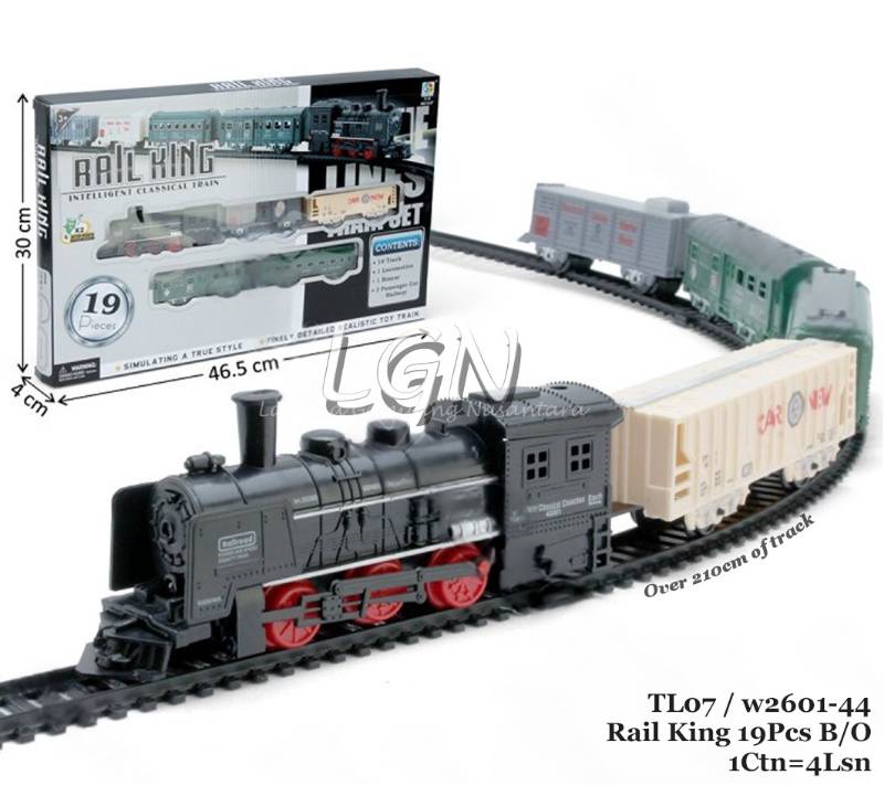 RAIL KING 19PCS B/O
