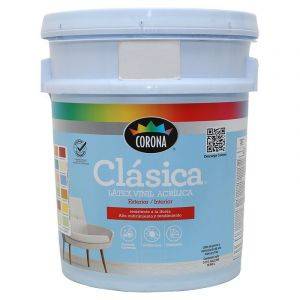 Pintura látex Clásica blanco 18.9270 l / 5 gal Corona