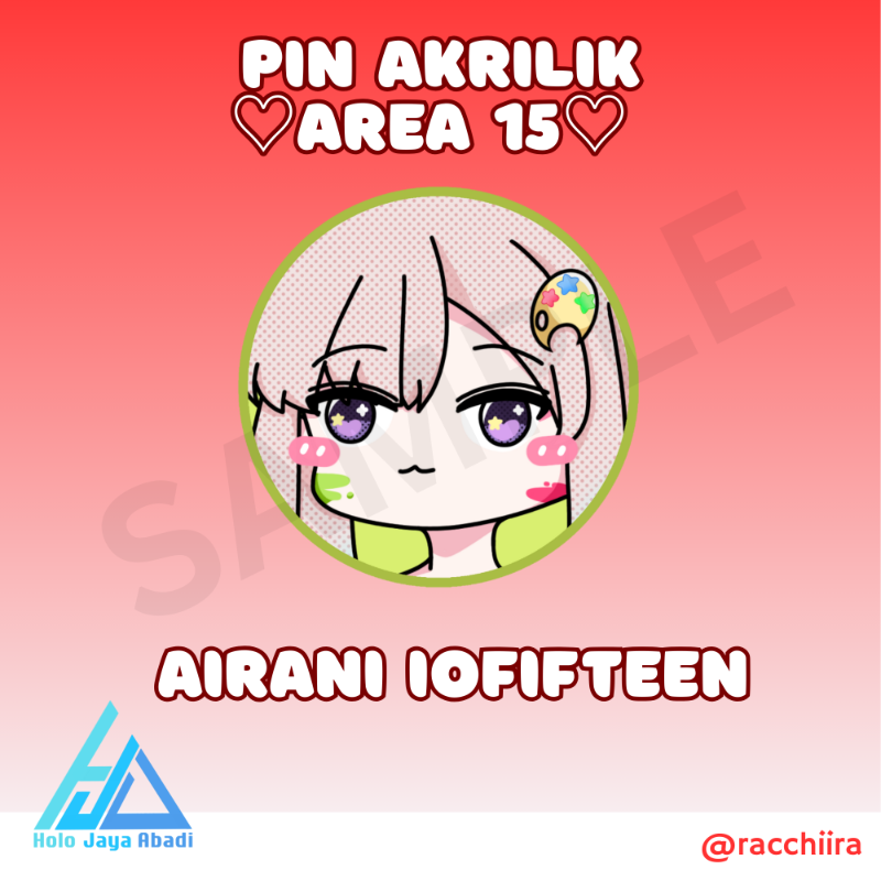 Pin Akrilik Area15 [Rara]