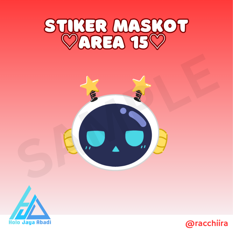 Sticker Maskot Area15 [Rara]