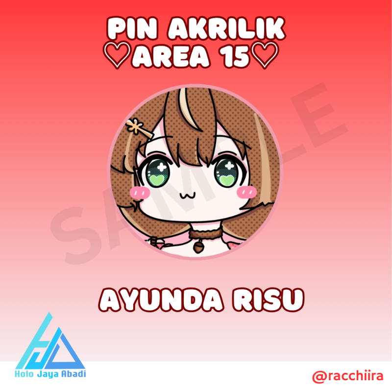 Pin Akrilik Area15 [Rara]