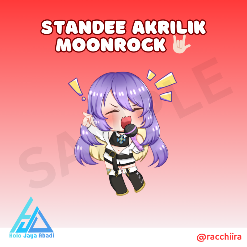 Standee Akrilik Moonrock [Rara]