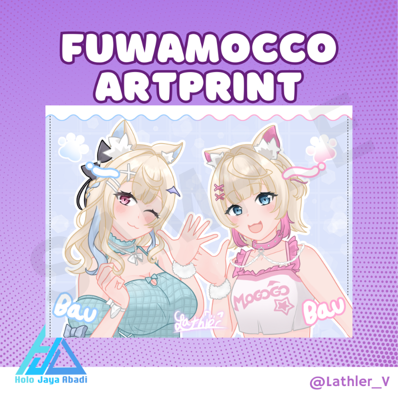 Art Print A5 Fuwamoco [Lathler]