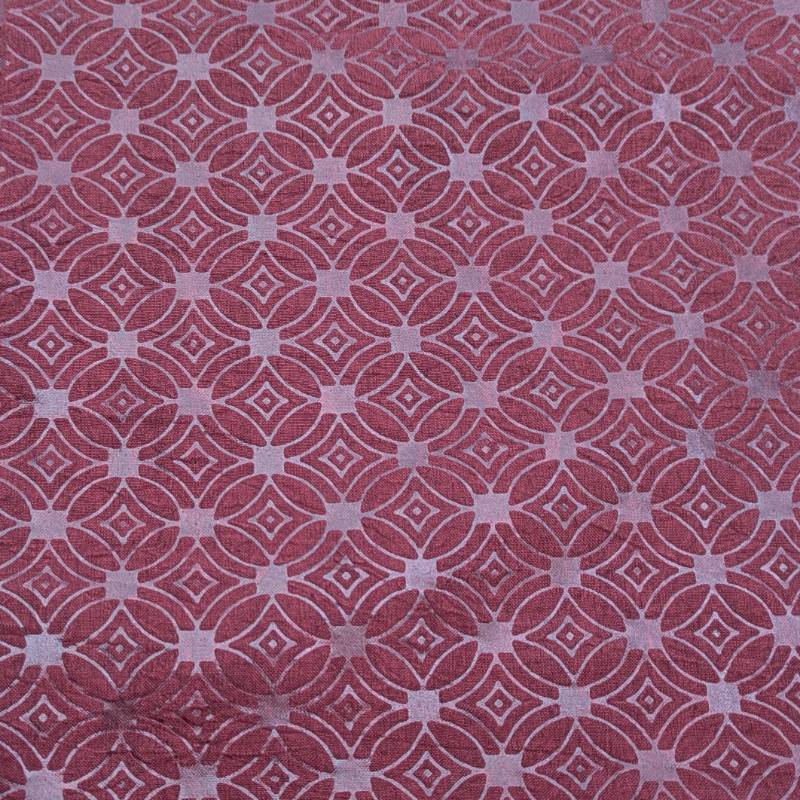 PURPLE KURTA FABRIC WITH WORK
