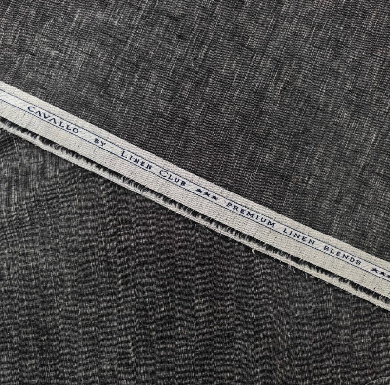 CAVALLO BY LINEN CLUB BLACKISH GREY LINEN