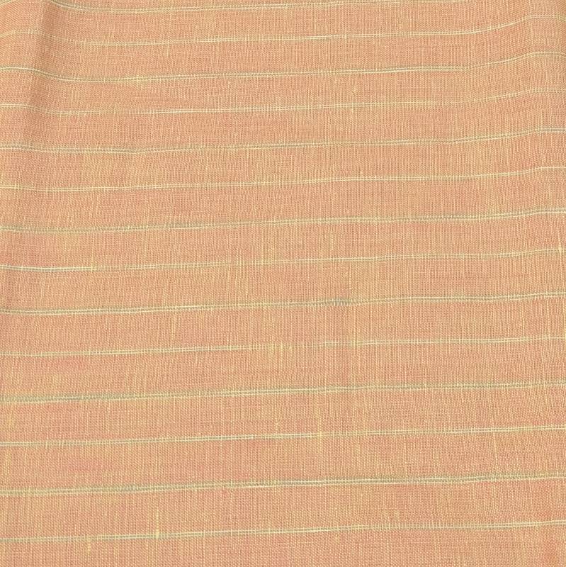 RAYMOND'S ORANGE STRIPES PURE LINEN