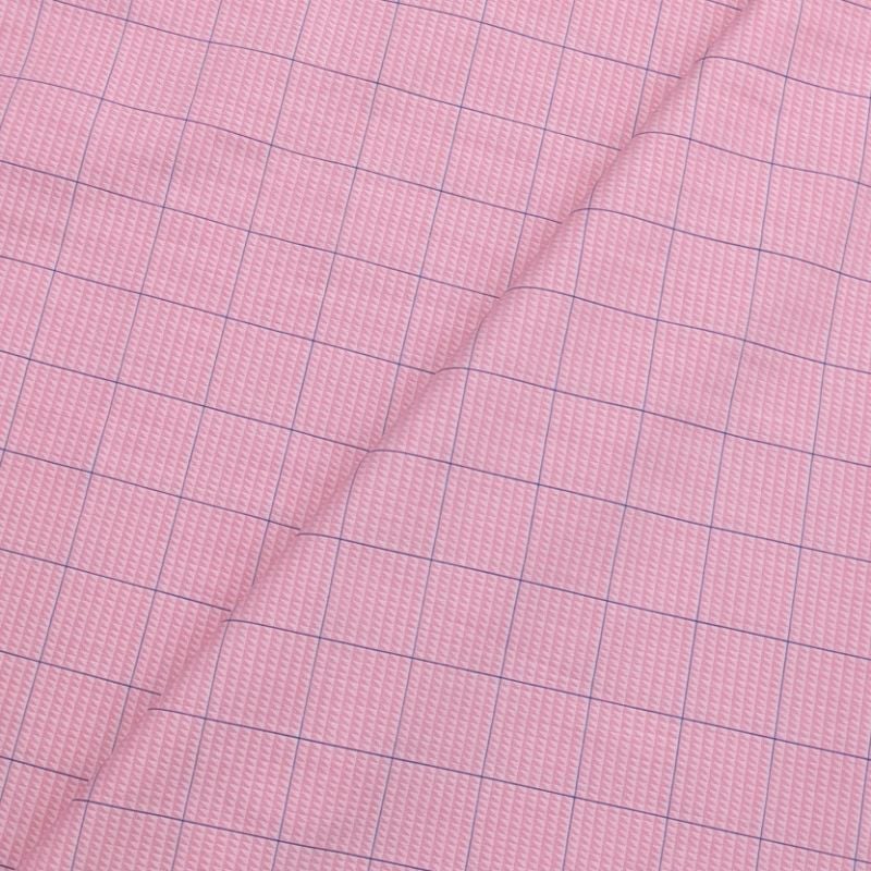 BIRLA CENTURY REDDISH PINK CHECKS GIZA