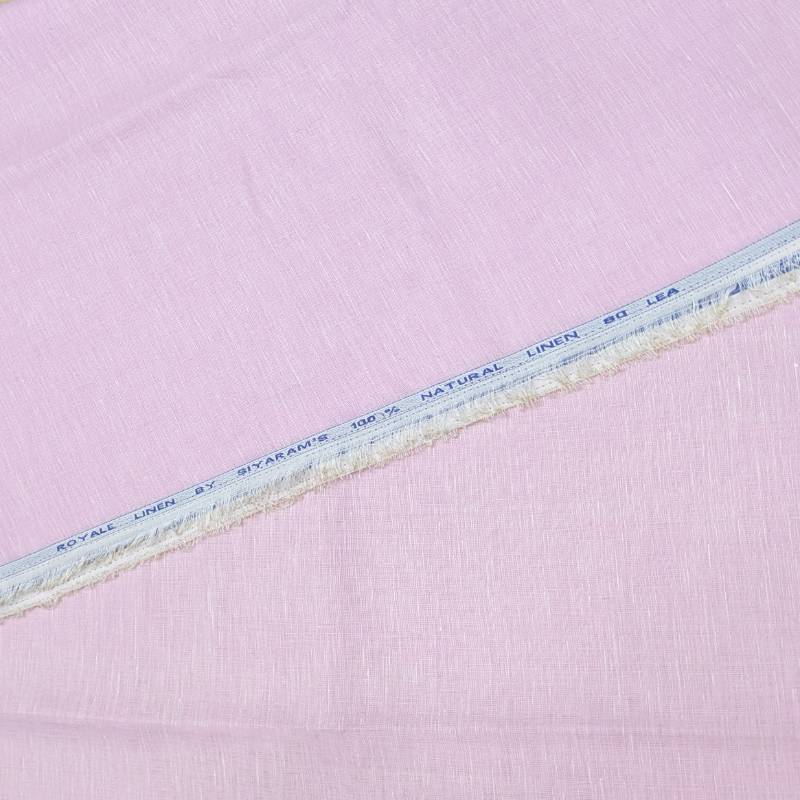 SIYARAM'S 80 Lea Linen Pink