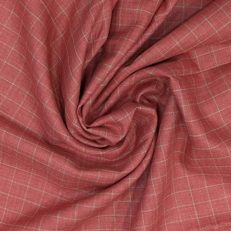 SIYARAM'S 60 LEA RED CHECK