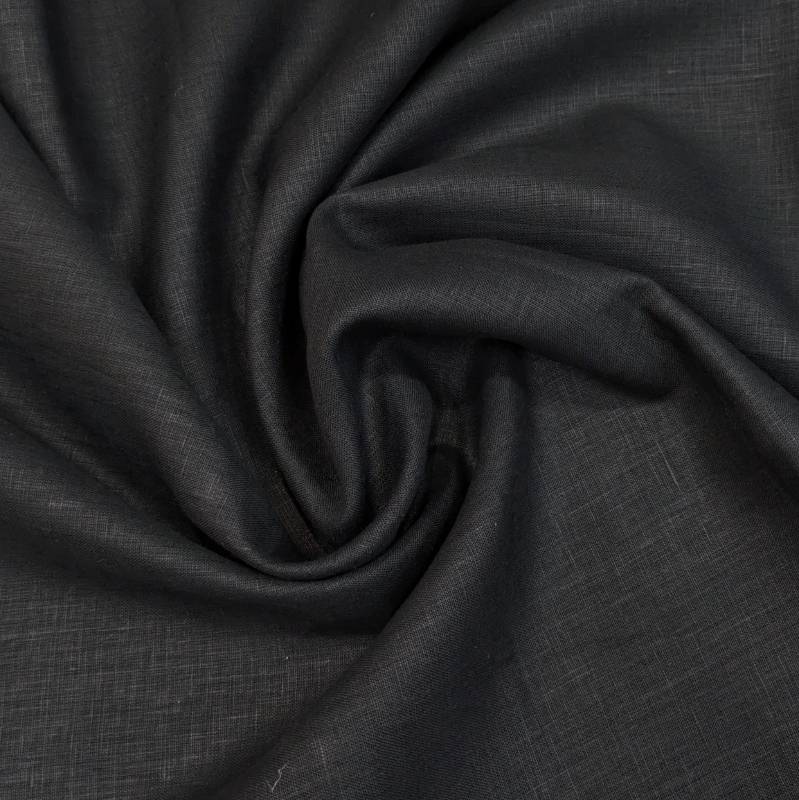 RAYMOND'S BLACK PURE LINEN