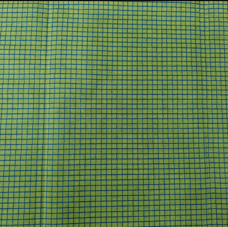 BIRLA CENTURY VIBRANT GREEN AND BLUE CHECK