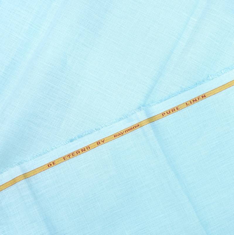 RAYMOND'S OCEAN BLUE PURE LINEN