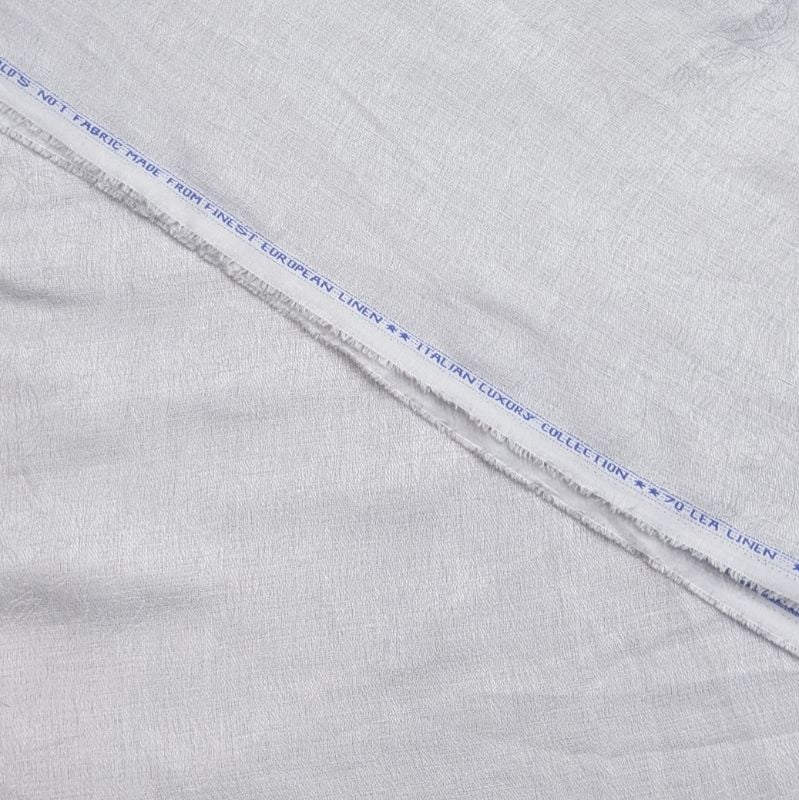70 LEA PURE LINEN JAQUARD GREY