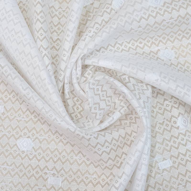WHITE NET STYLE KURTA