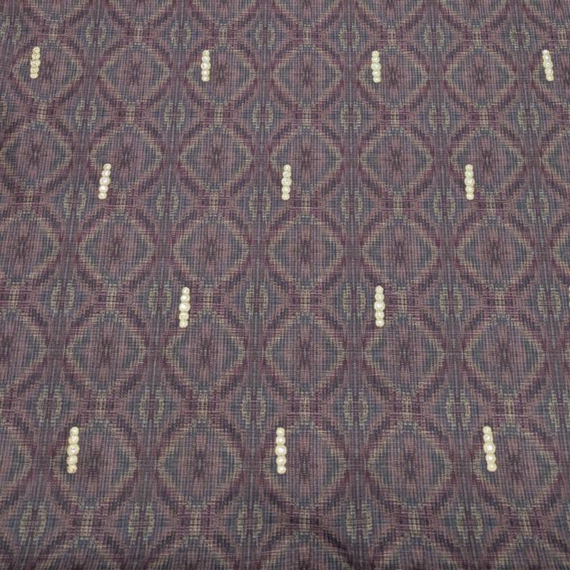 PURPLE PRINT WITH EMBROIDERY KURTA