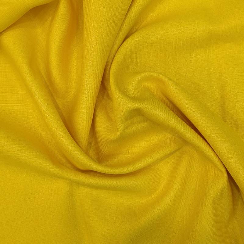 RAYMOND'S YELLOW PURE LINEN