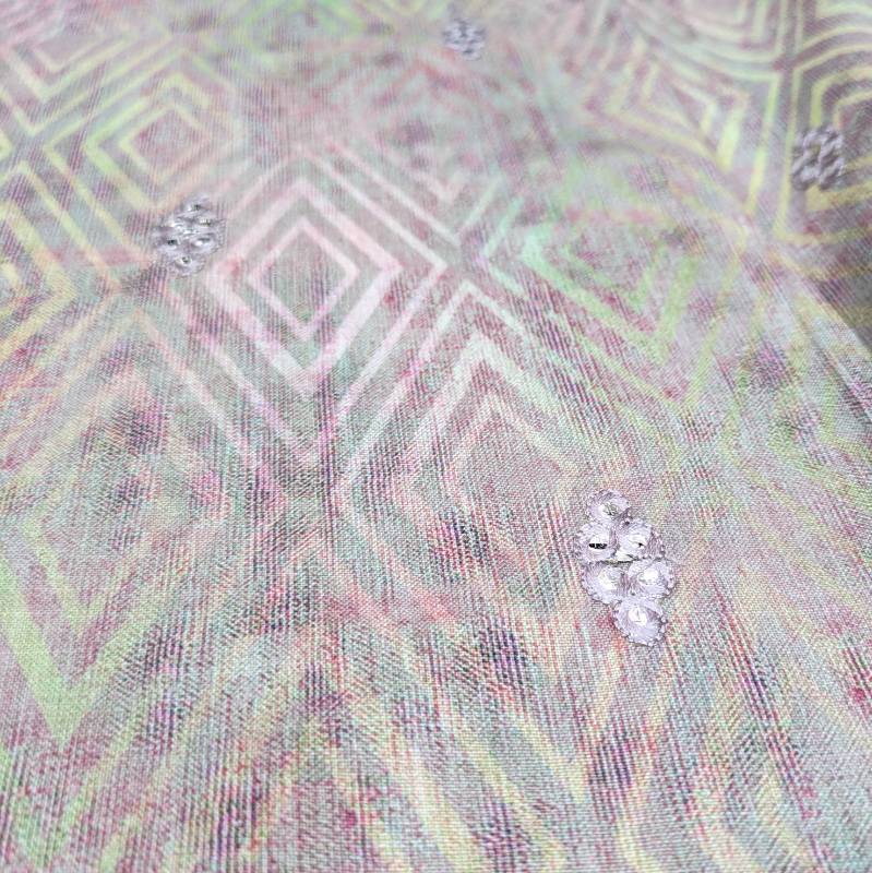 PINKISH DESIGNER KURTA WITH LITTLE EMBROIDERY