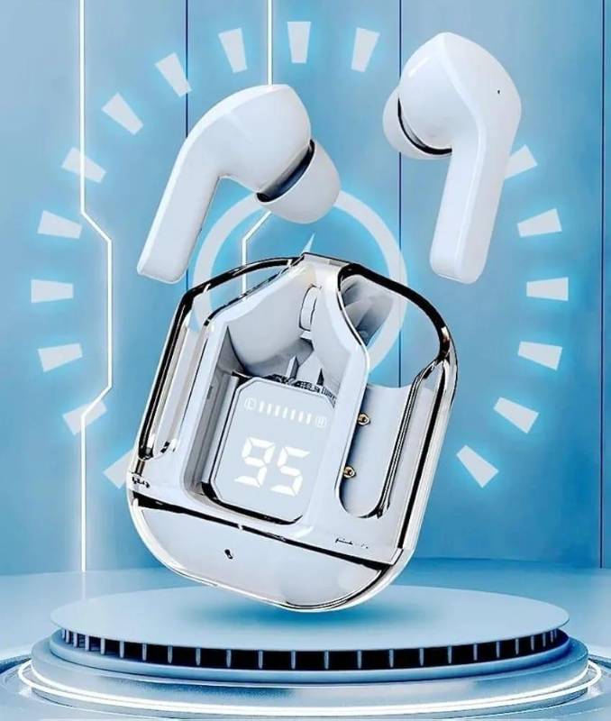 Air31 TWS Transparent Noise-Cancelling Earbuds with Smart Touch - 1 Pcs, Long Battery Life