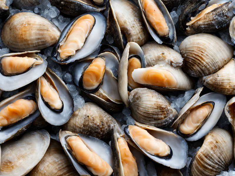 Frozen mussels  900G PKT