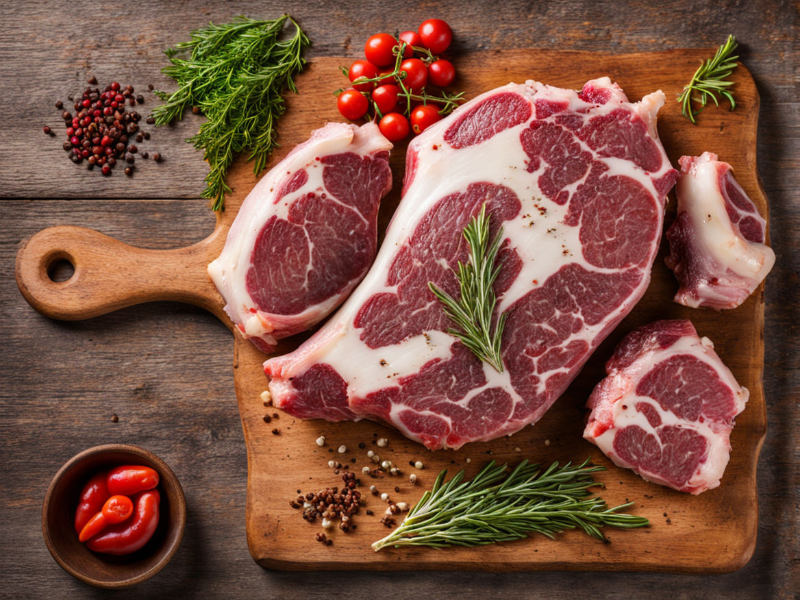 GOAT WITH BONE DICED 3KG BAG