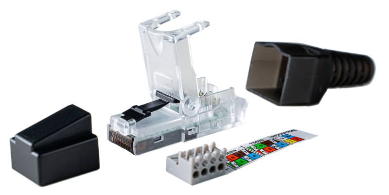Conector de Terminación RJ45 Categoría 6A