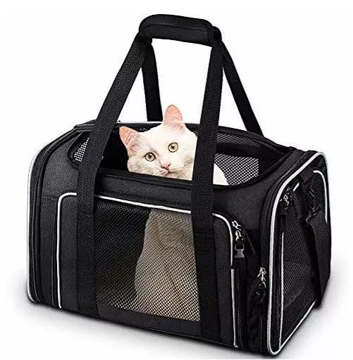 Maleta transportador tipo bolso mascotas