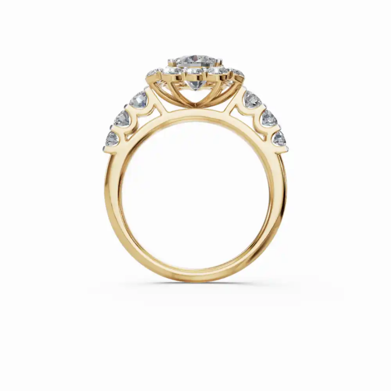 Radiant Vow Diamond Engagement Ring