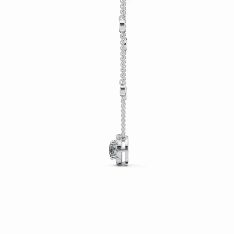 Lustre Halo Diamond Pendent