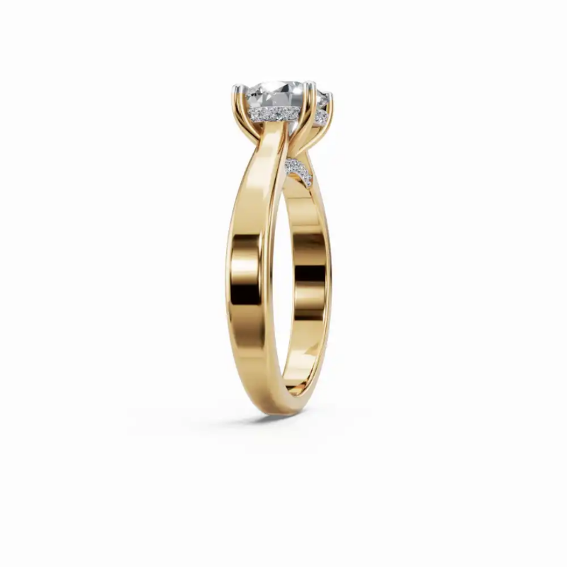Classic Round Solitaire Diamond Ring