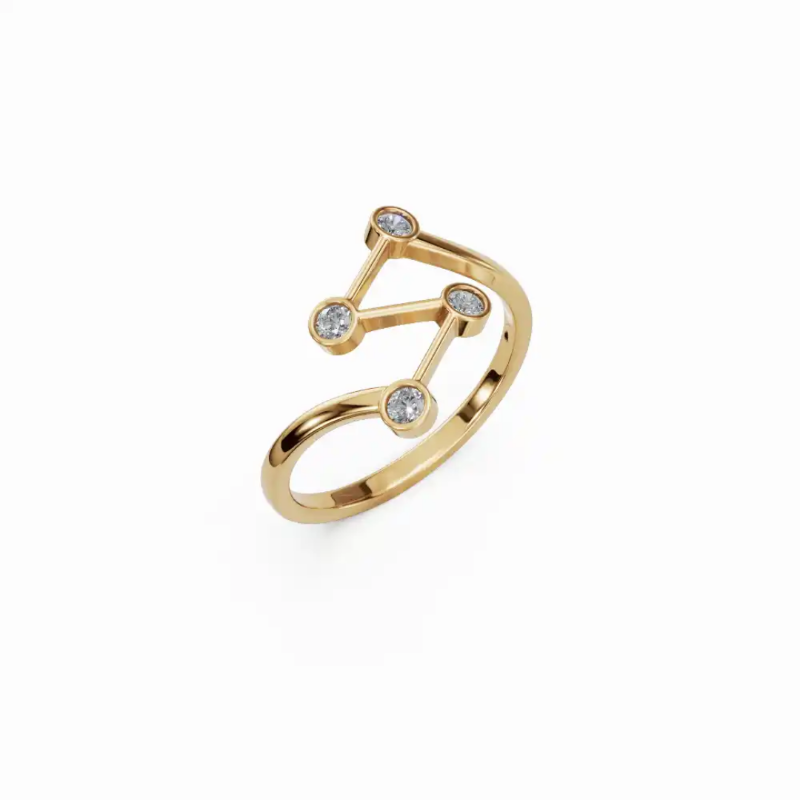 Stellar Link Diamond Ring