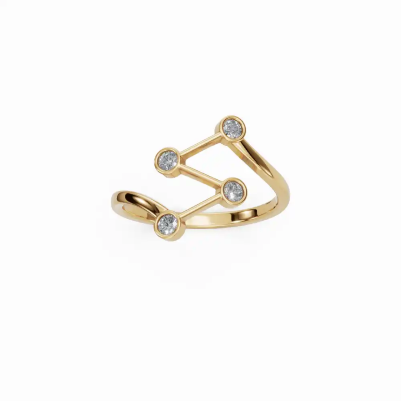Stellar Link Diamond Ring