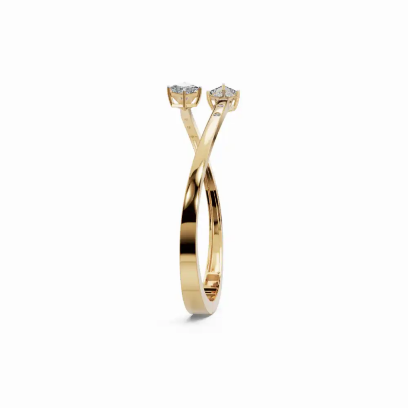 Twisted Diamond Duo Bracelet