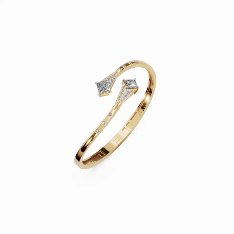 Twisted Diamond Duo Bracelet