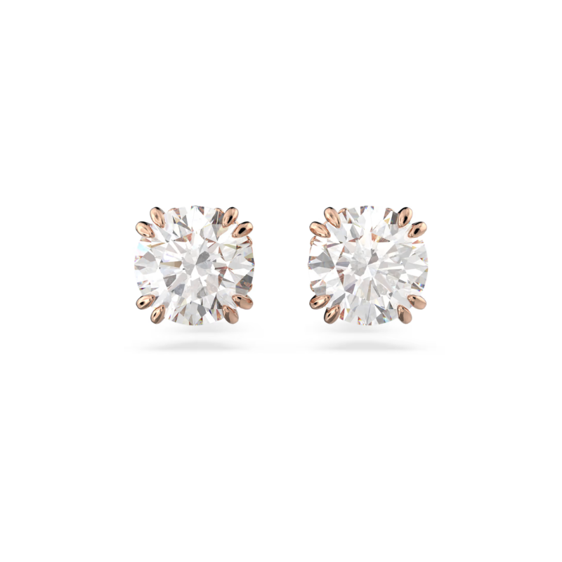Stilla stud earrings - Round cut (4/2)