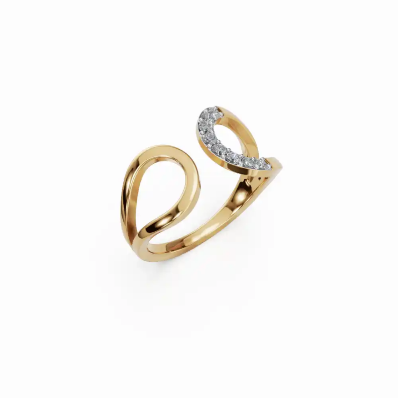 Infinity Loop Diamond Ring