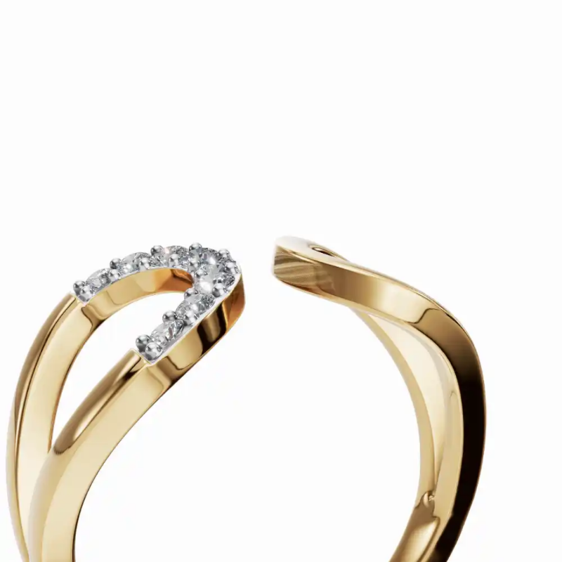 Infinity Loop Diamond Ring